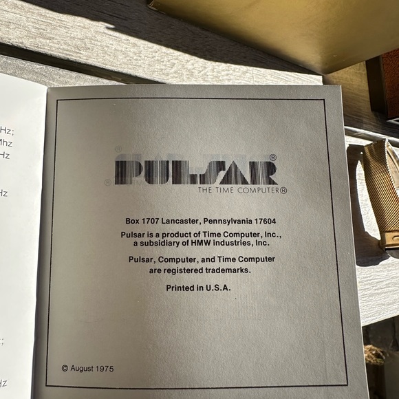 Men’s Pulsar 1970s James Bond style 14kt Gold Filled With Original Box - Picture 6 of 11